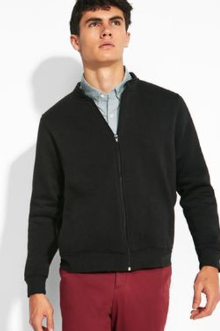 Roly CQ1103 - ELBRUS Long-sleeve brushed fleece jacket with mandarine collar