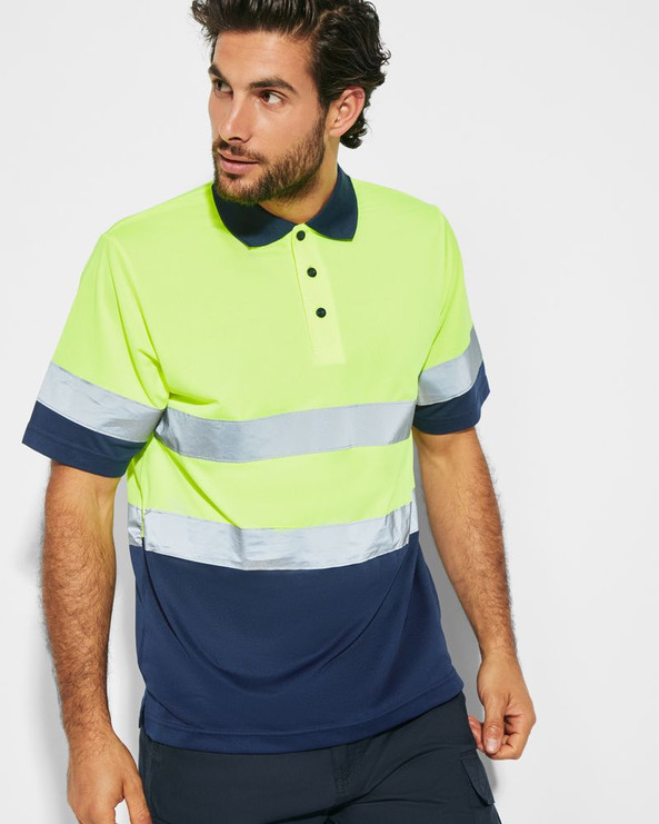 Roly HV9302 - POLARIS Poloshirt met korte mouwen in technisch weefsel