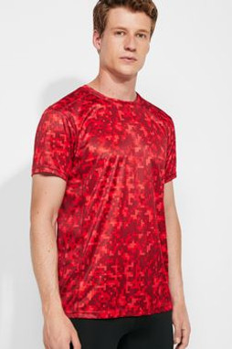 Roly CA0201 - ASSEN Printed short-sleeve technical t-shirt