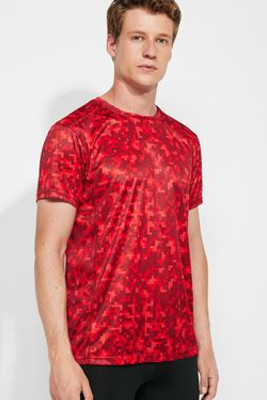 Roly CA0201 - ASSEN Printed short-sleeve technical t-shirt