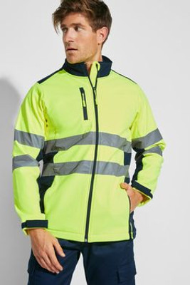 Roly HV9303 - ANTARES Two-colour high-visibility softshell