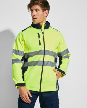 Roly HV9303 - ANTARES Two-colour high-visibility softshell