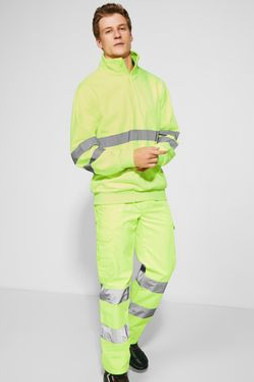 Roly HV9309 - ALFA High-visibility long trousers in fluor yellow
