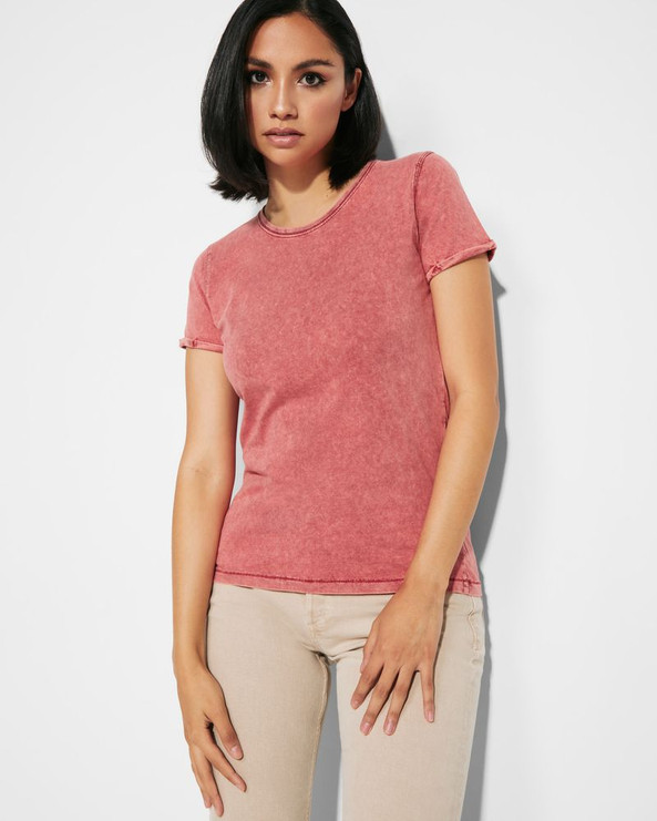 Roly CA6691 - HUSKY WOMAN Short-sleeve t-shirt in a jeans effect design for women