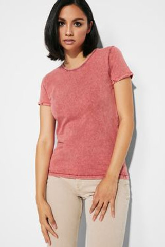 Roly CA6691 - HUSKY WOMAN T-shirt manches courtes pour femme effet jeans