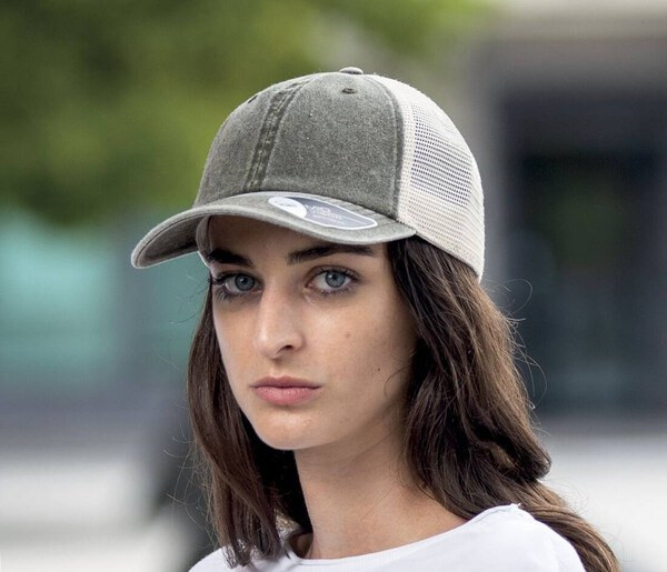 Atlantis AT158 - Vintage Chino Cotton & Polyester Panel Cap