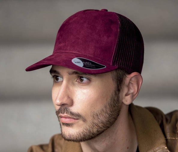 Atlantis AT196 - Chino Cotton Blend Suede-Look Cap