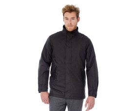 B&C BC332 - Waterdichte Gevoerde Herenparka met Ergonomische Mouwen