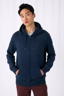 B&C BCU03K - Luxury Comfort Cotton Blend Zipped Hoodie