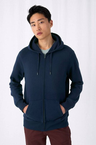 B&C BCU03K - Hanorac cu fermoar din amestec de bumbac Luxury Comfort