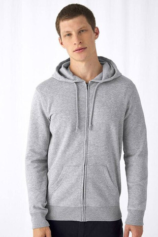 B&C BCU35B - Hanorac cu fermoar Organic