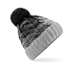 Beechfield BF459 - Luxurious Faux Fur Lined Pompon Beanie