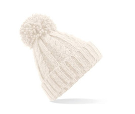 Beechfield BF480 - Cappello Invernale Artigianale con Pompon