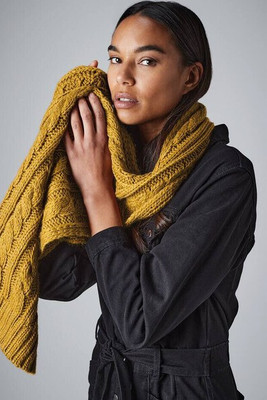 Beechfield BF499 - Beechfield Unisex Cozy Cable Knit Winter Scarf