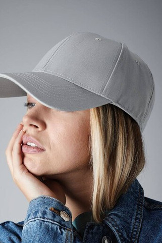 Beechfield BF651 - Stilren 6-Panel Keps med Metallspänne
