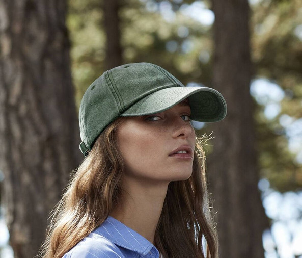 Beechfield BF655 - Cappello Vintage in Cotone Spazzolato