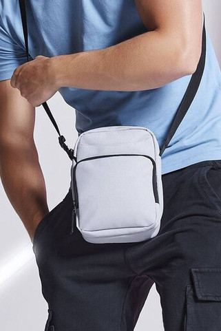 Bag Base BG030 - Modern Mens Travel Shoulder Bag with Adjustable Strap