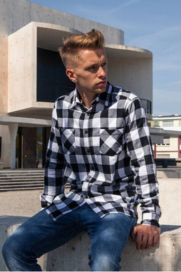 BUILD YOUR BRAND BY031 - Chemise Flanelle Confort et Style Authentique