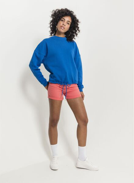 Build Your Brand BY058 - Round woman Sweat oversized collar