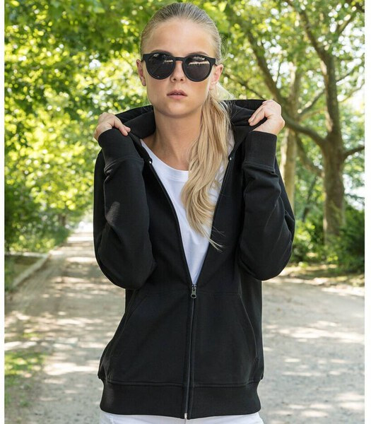 Build Your Brand BY069 - Women's Comfort Fit Zip Pullover Hoodie