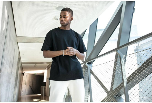 Build Your Brand BY102 - Classic Comfort Oversized Cotton T-Shirt for Men