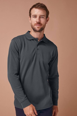 Henbury HY478 - Breathable Cool Plus Long Sleeve Polo Shirt