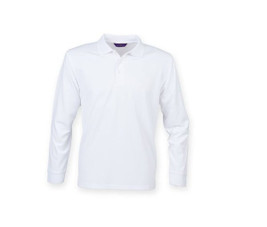Henbury HY478 - Breathable Cool Plus Long Sleeve Polo Shirt