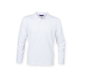 Henbury HY478 - Polo Manica Lunga Traspirante Cool Plus