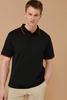 Henbury HY482 - Polo kraag met contrasterende mouwen