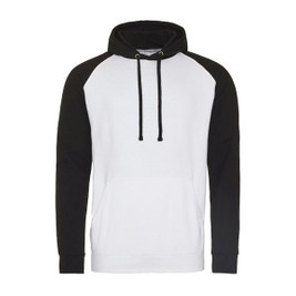 AWDIS JUST HOODS JH009 - Contrast Raglan Sleeve Baseball Hoodie