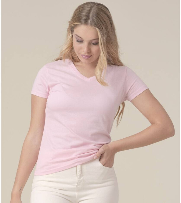 JHK JK158 - Damen T-Shirt mit V-Ausschnitt 145