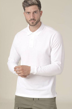 JHK JK215 - Polo uomo a maniche lunghe