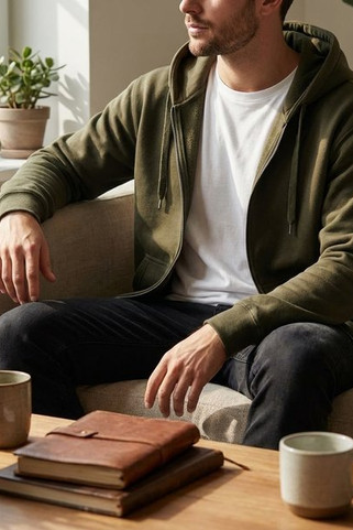 JHK JK297 - Huvtröja med dragkedja