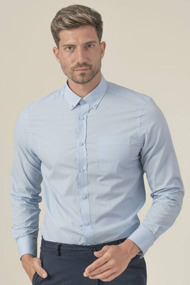 JHK JK610 - Camicia da uomo in popeline