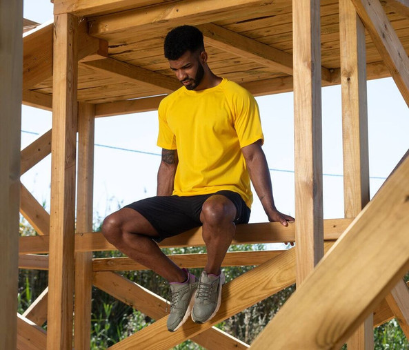 JHK JK900 - JHK Heren Sportshirt met Raglanmouwen