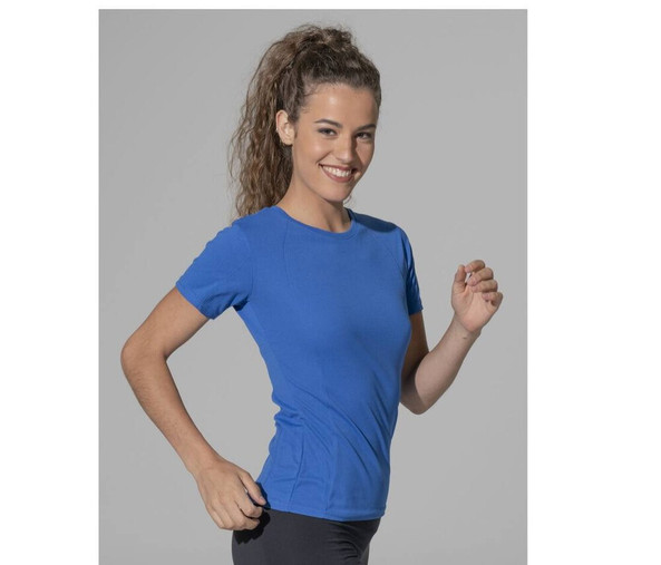 JHK JK901 - Elegante Damen Sport T-Shirt mit Ziernähten