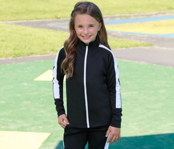 Finden & Hales LV873 - Unisex Kids' Trendy Sports Jacket with Zipper Pockets