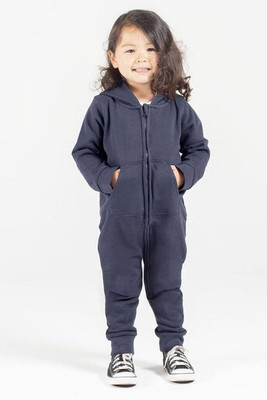 Larkwood LW070 - Cozy Winter Fleece Zipper Sleepsuit for Kids