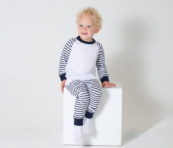 Larkwood LW072 - Striped Children'S Pyjamas