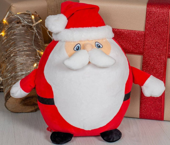 Mumbles MM563 - Cozy Santa Claus Plush Toy for Kids