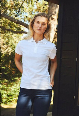 Neutral O22980 - Women's quilted polo shirt