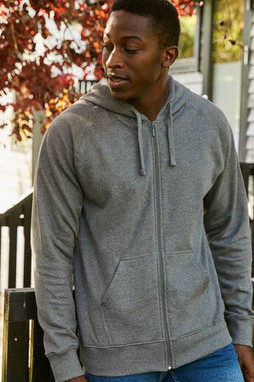 Neutral O63301 - Organic Comfort Mens Durable Zip-Up Hoodie