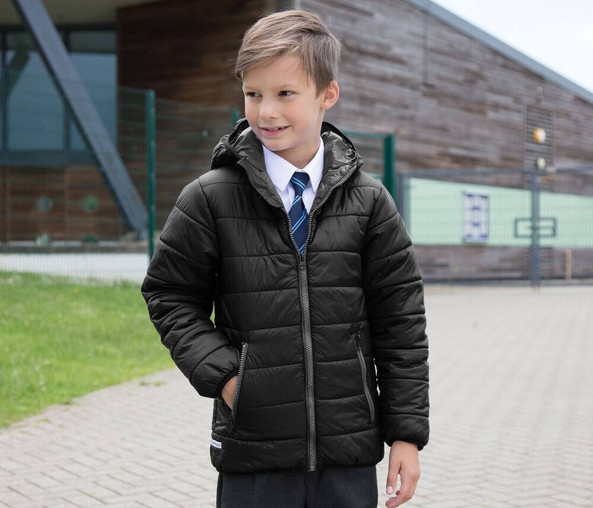 RESULT R233J - Reflektierende Leichte Polyesterjacke mit Kapuze