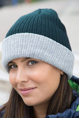 Result RC378 - Acrylic beanie with flap