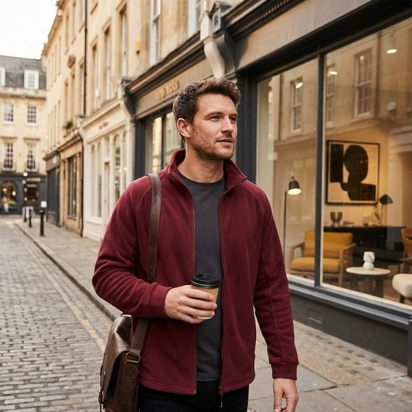 Sweat-shirt Homme à Col Henley 1/4 Zip - Manches Longues, Motif Halloween, Taille XS à 5XL, Polycoton Extensible - 11
