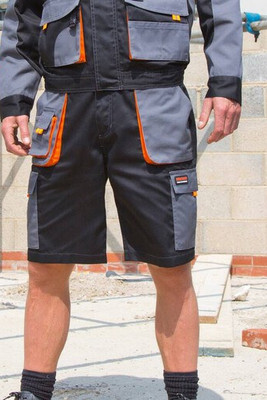 Result RS319 - Breathable Cargo Work Shorts with Reflective Pockets