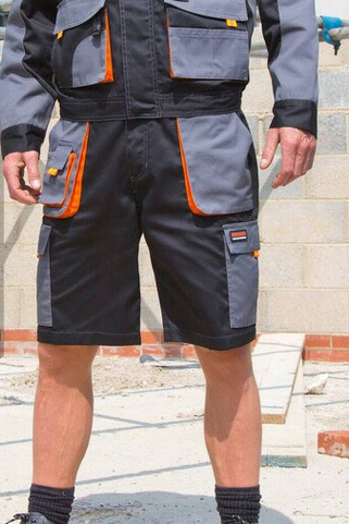 Result RS319 - Kratke radne hlače s reflektirajućim džepovima Result koje dišu