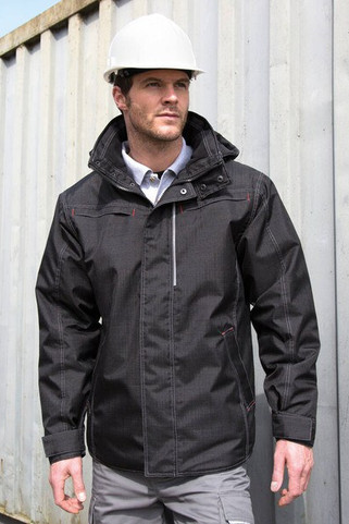 Result RS326 - Johns Weerbestendige Werkjas met Reflectie