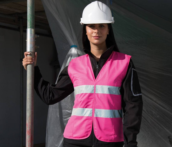 Result RS334F - High Visibility Women's Safety Vest with Reflective Bands