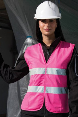 Result RS334F - High Visibility Women's Safety Vest with Reflective Bands